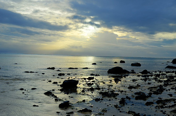 Sunset over Rock Beach